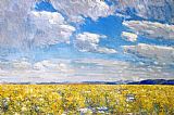 Sky Canvas Paintings - Afternoon Sky, Harney Desert
